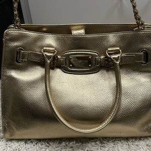 Michael Kors Metallic Gold Handbag